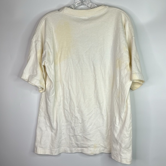 Vintage Super T's Hard Rock Cafe St. Marten White Grunge Tshirt XL - Picture 4 of 12